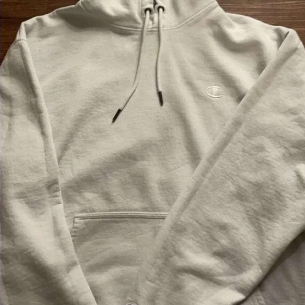 White Champion Hoodie Men’s Medium